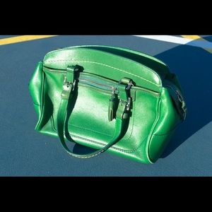 Kelly Green Coach Handbag